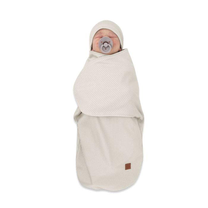 Beebi mähkimiskott "Leo" interlock soft beige