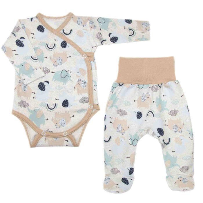 Beebiriided 2 osaline "Jumbo" beež