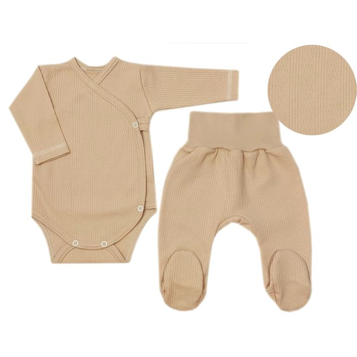 Beebiriided 2 osaline  "Natural beige"