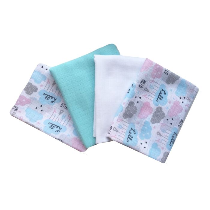 Puuvillased marlilapid "Baby" 4tk