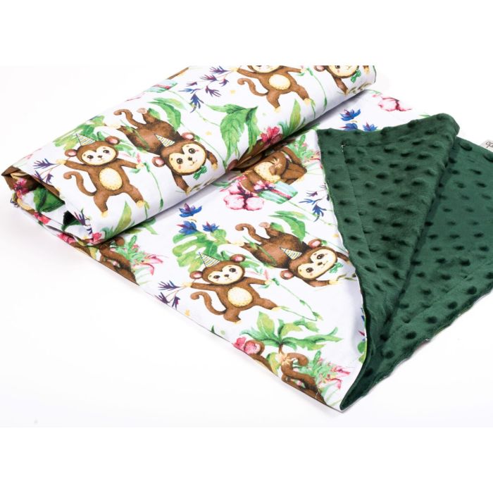 Beebitekk 100x75cm "Monkey's fiesta" roheline 