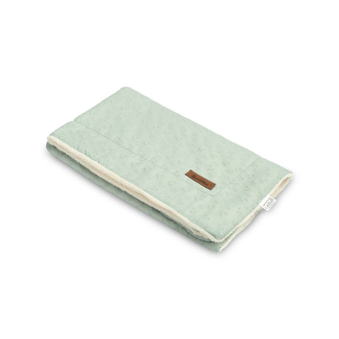 Beebi tekk  "Silky ornament" 100x80 cm mint