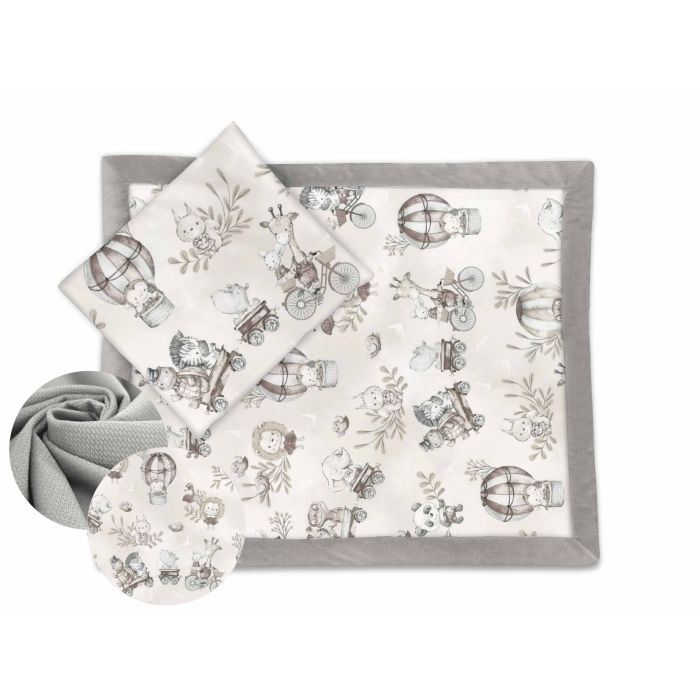 Beebi tekk ja padi  "Zoo in grey" 