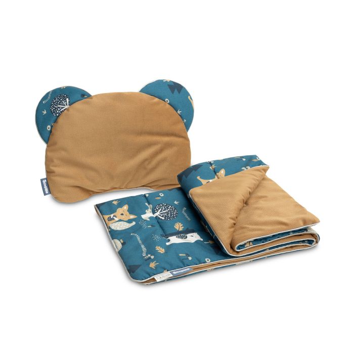 Beebitekk "Carmel bear" 56x76 cm ja padi 36x28 cm