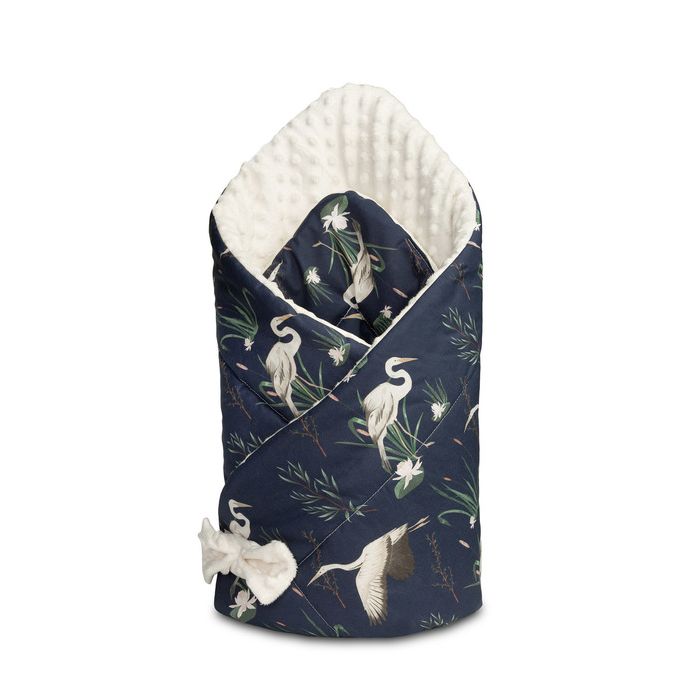 Beebi magamiskott (Kahepoolne)  "Birds" sinine