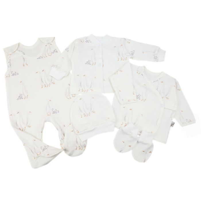 Komplekt vastsündinule 5-e osaline "Goose" 