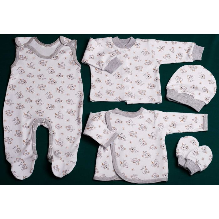 Komplekt vastsündinule 5-e osaline "Koala" hall