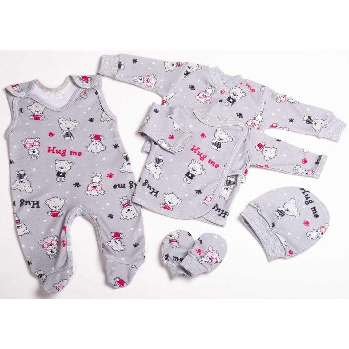 Komplekt vastsündinule 5-e osaline "Hug me" hall