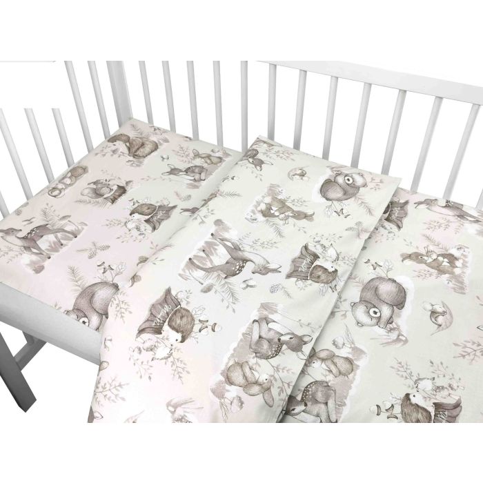 6-osaline vastsündinu komplekti "Forest sepia"