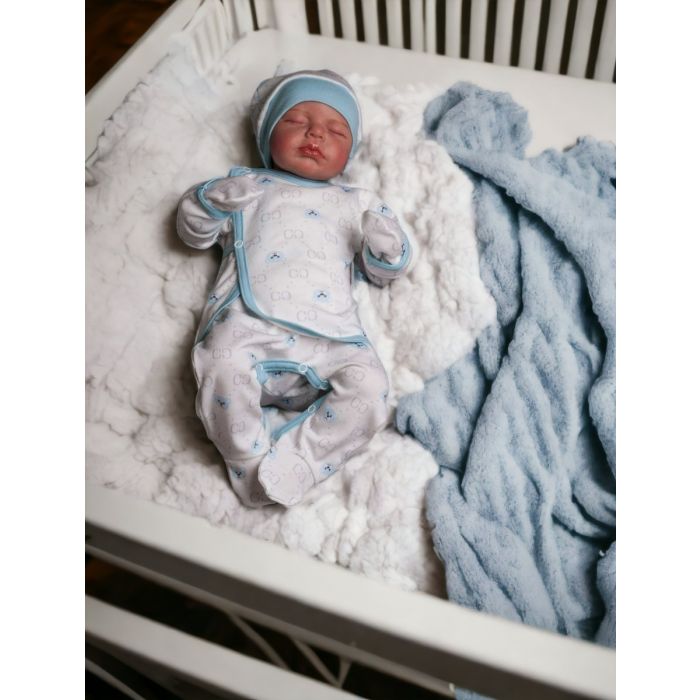 Komplekt vastsündinule 5-e osaline "Bear glamour" valge