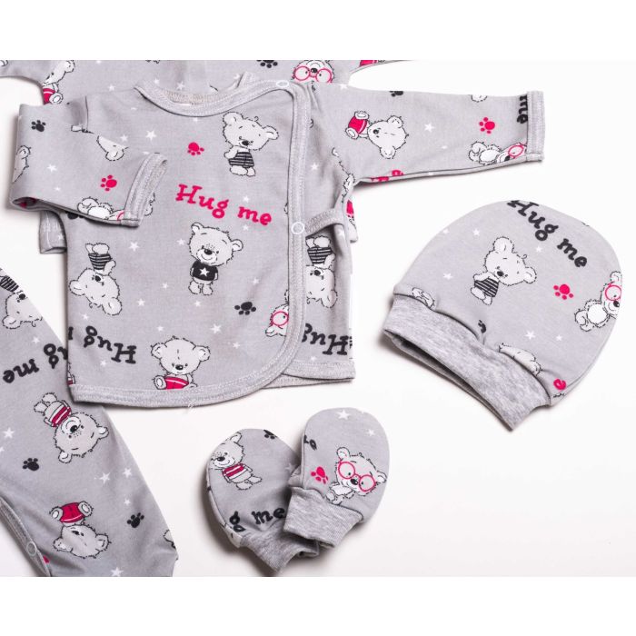 Komplekt vastsündinule 5-e osaline "Hug me" hall