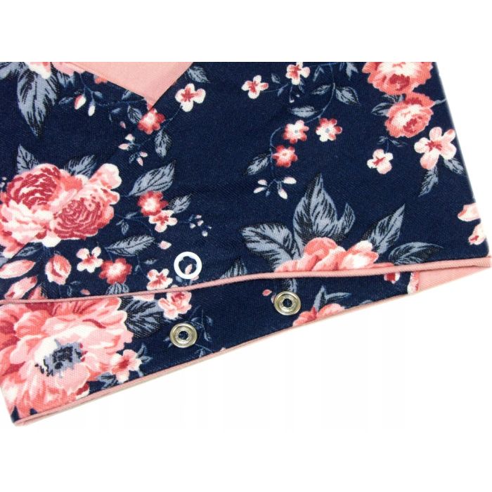 Beebi müts ja sall "Cosy" - navy flora