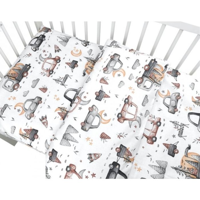 Voodipesu beebidele 135x100  "On road grey"" 