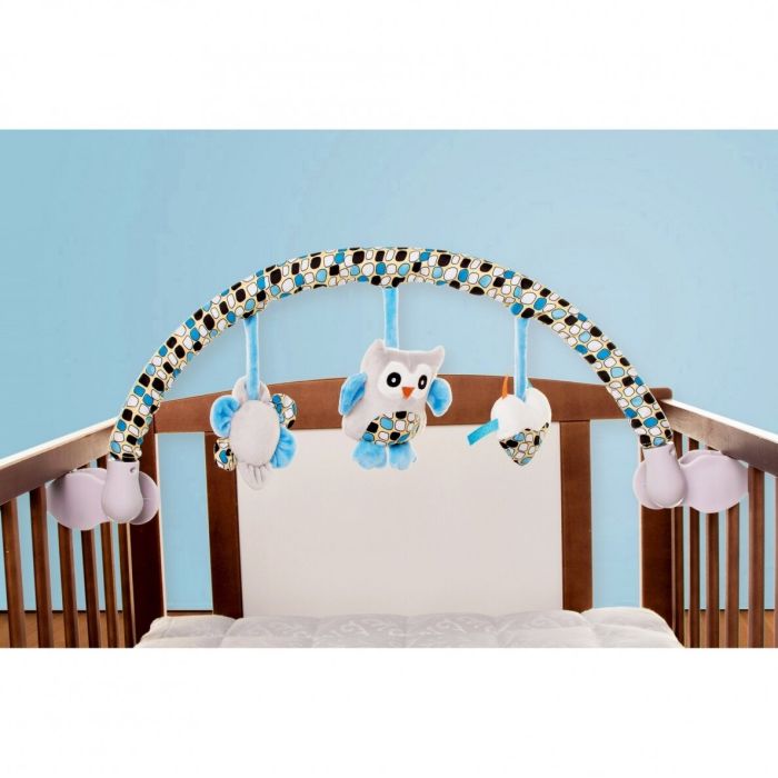 Mängukaar beebitoolile/vankrile  "Owl blue"