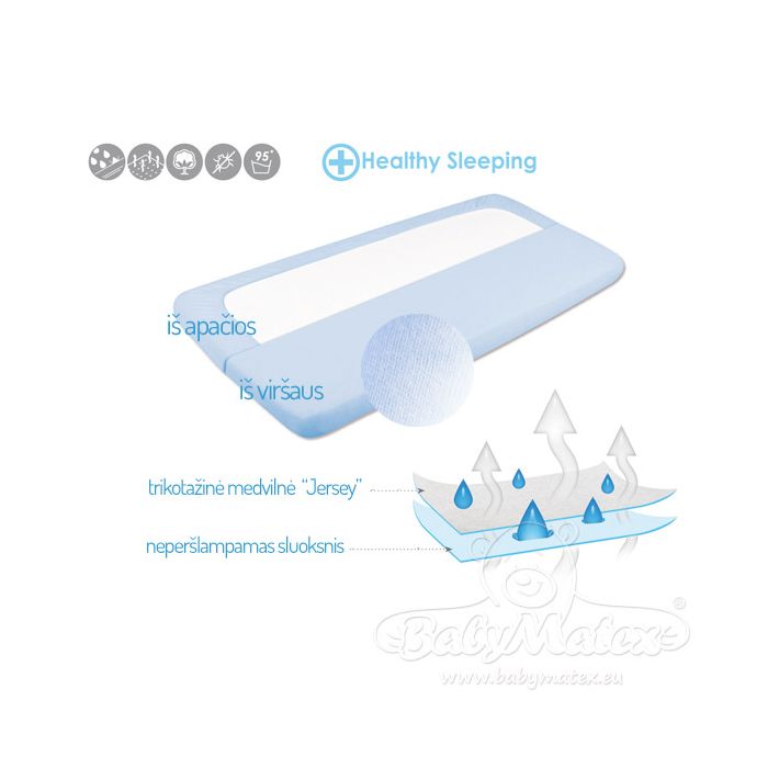 Kummiga lina veekindla  "Jersey" sinine