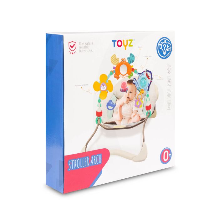 Mängukaar beebitoolile/vankrile  "Flowers"