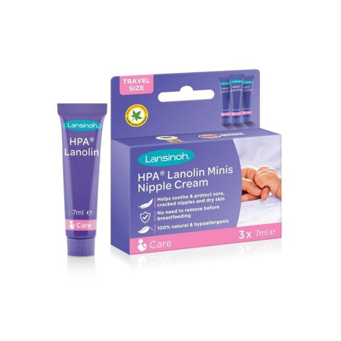 Nibukreem Lansinoh Lanolin  -3x7 ml