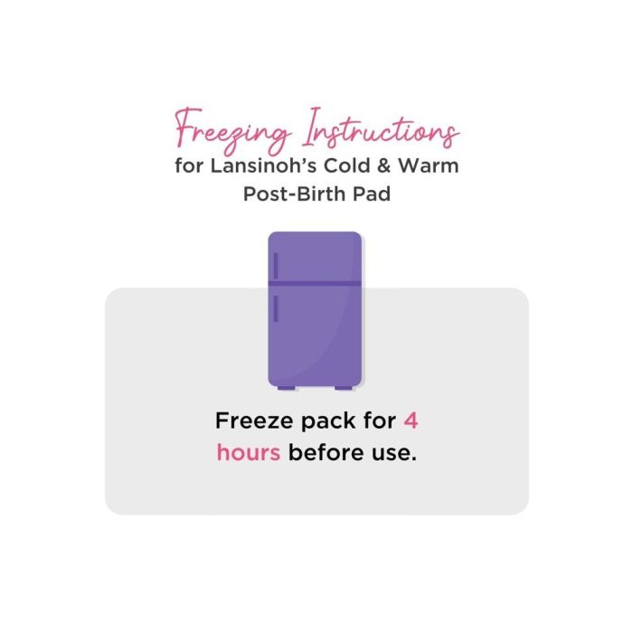Lansinoh kompressid sünnitusjärgne (külm ja soe kasutamine)