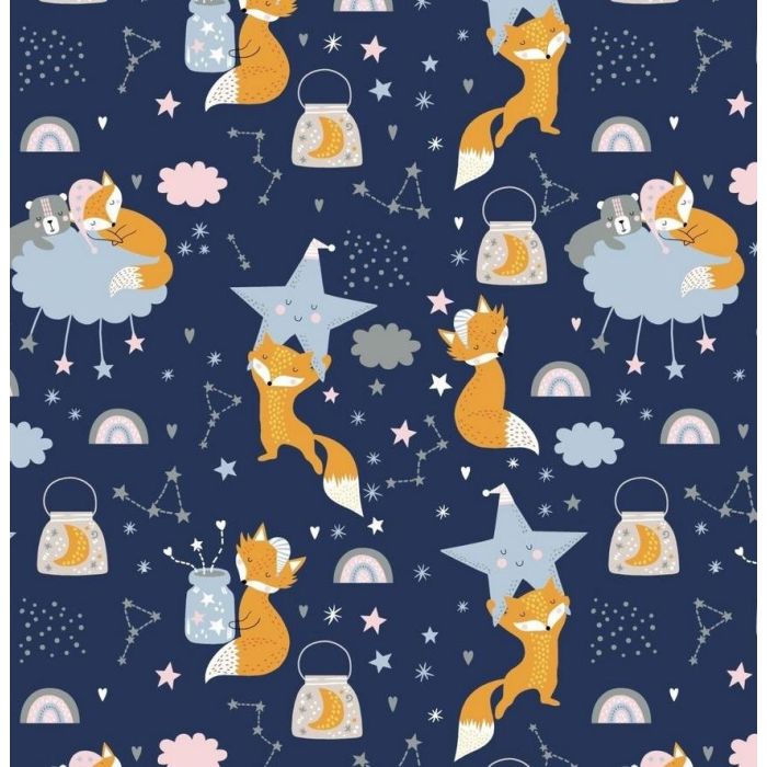 Kummiga voodilina "Cotton story" 38x80 - (saate valida värvi)