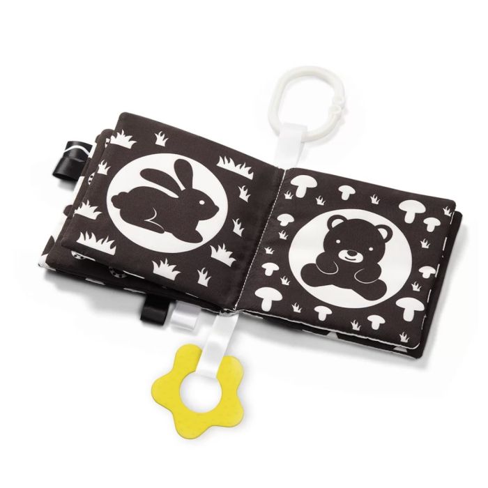 Pehme mänguasi-raamat  "Black&White"