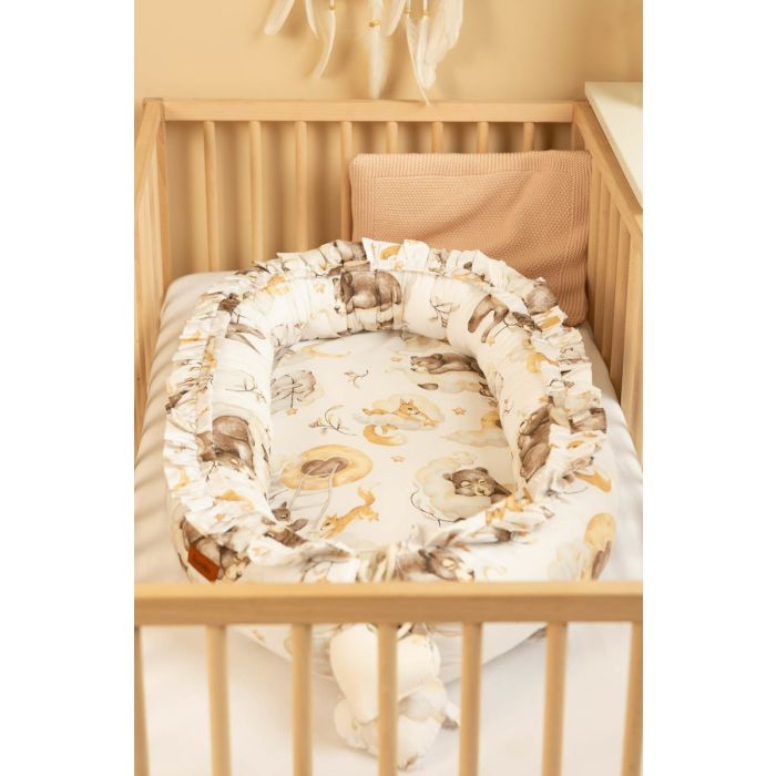 Kūdikio lizdelis "Cosy clouds" 80x45 cm