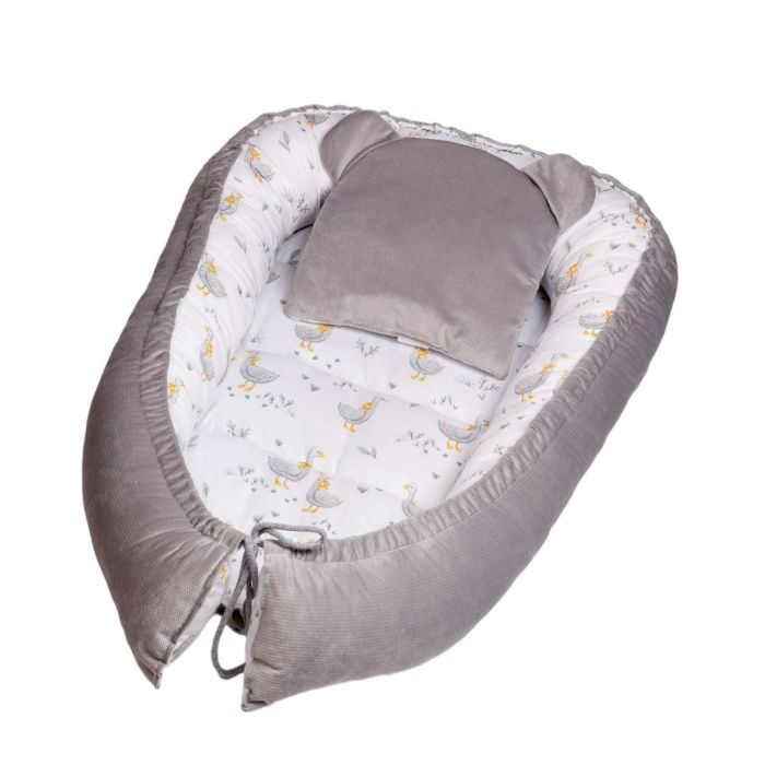 Beebipesa beebidele "Golden goose grey" 