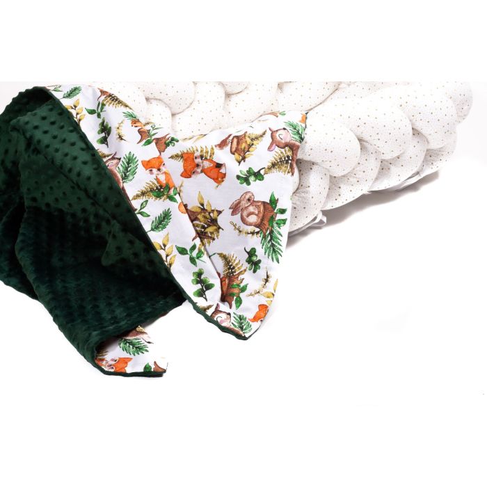 Beebitekk 100x75cm "Forest family" roheline