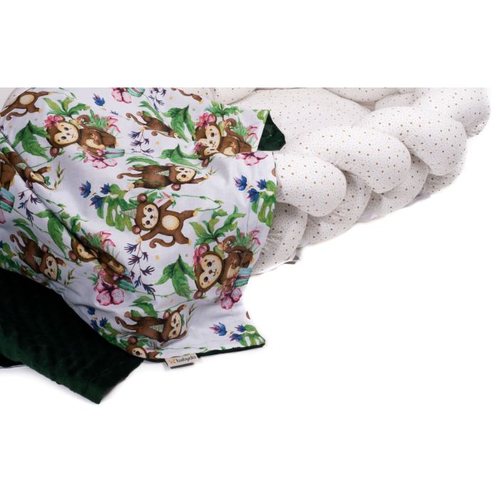 Beebitekk 100x75cm "Monkey's fiesta" roheline 