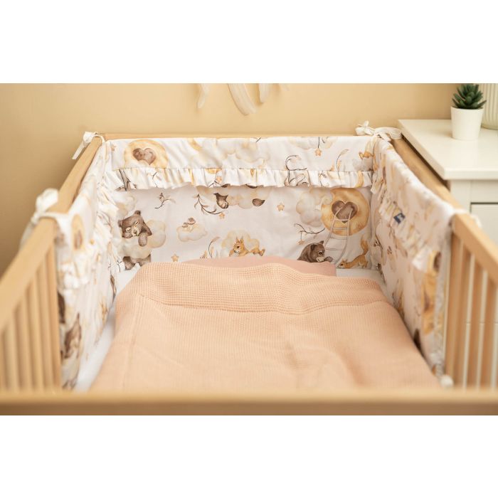 Voodipehmendus beebile 180 cm "Cosy clouds" 