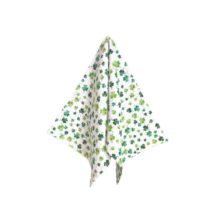 Puuvillased marlirätid mähkmed Lux 70x80cm "Clovers" 1tk