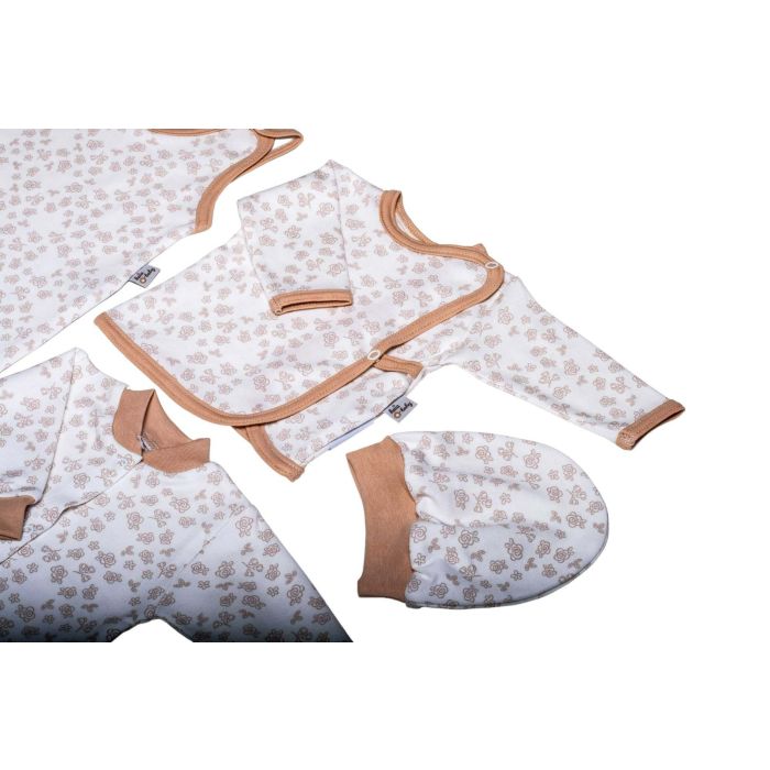 Komplekt vastsündinule 5-e osaline "Roses bloom" 5 dalių 