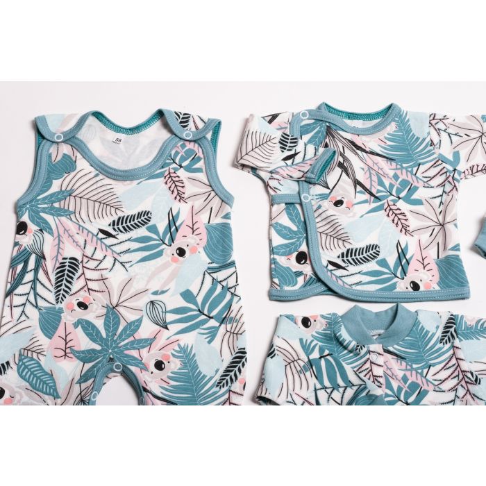 Komplekt vastsündinule 5-e osaline "Tropics iceberg"