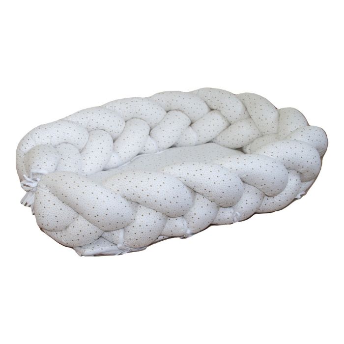 2in1 Beebipesa - Voodipehmendus beebile "Cappuccino" 