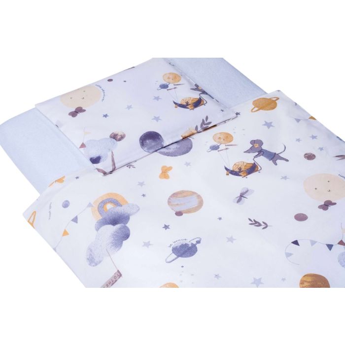 Võrevoodi voodipesukomplekt  80x70cm "The starlight mouse" 