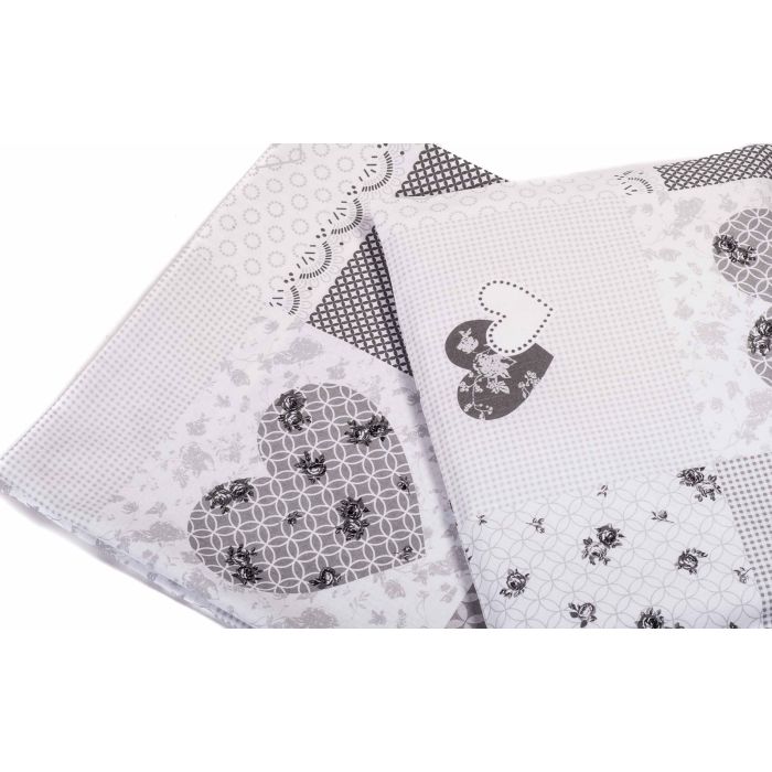 Hälli voodipesu 80x70cm "White hearts"