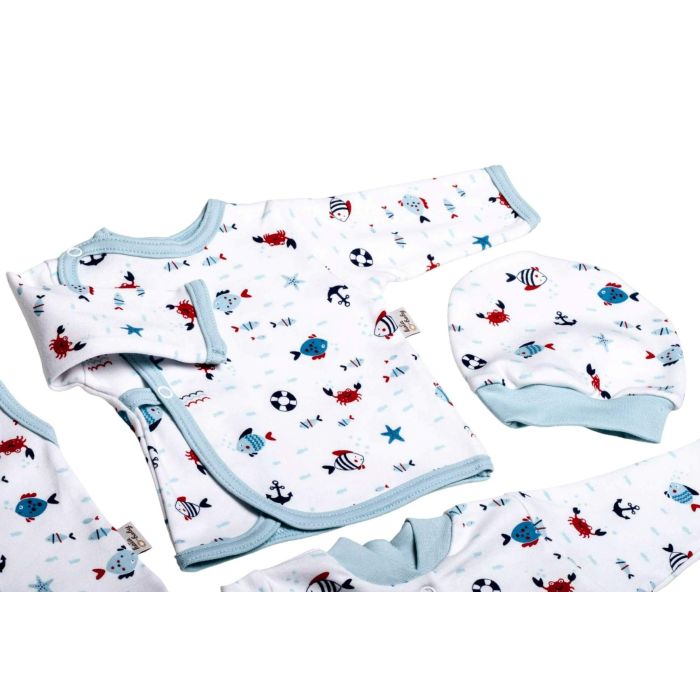 Komplekt vastsündinule 5-e osaline "Crabs iceberg" 