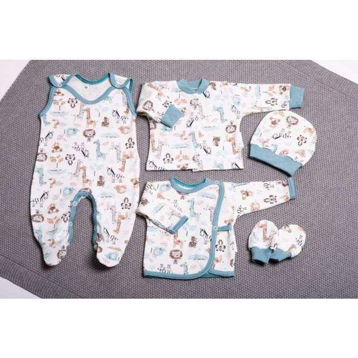 Komplekt vastsündinule 5-e osaline "Jungle iceberg" 