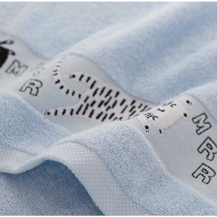 Rätik (Egiptuse puuvill)  "Mufasa" sinine