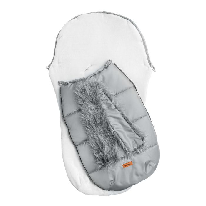 Šiltas miegmaišis - vokelis "MAIA" tamsiai pilkas