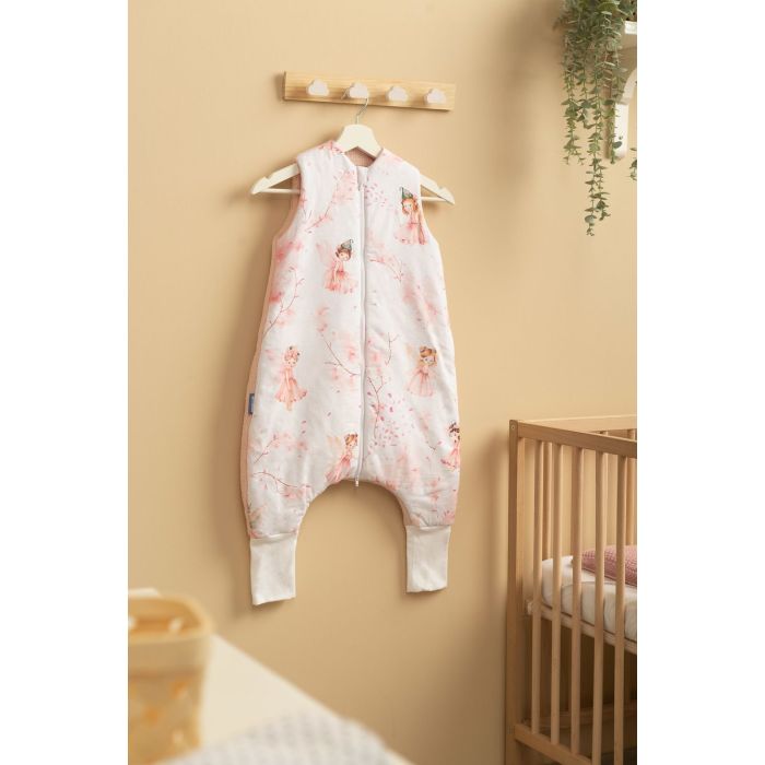 Beebi jalaosadega magamiskott  "Fairies in pink" 1 TOG/ 2.5 TOG L /XL  
