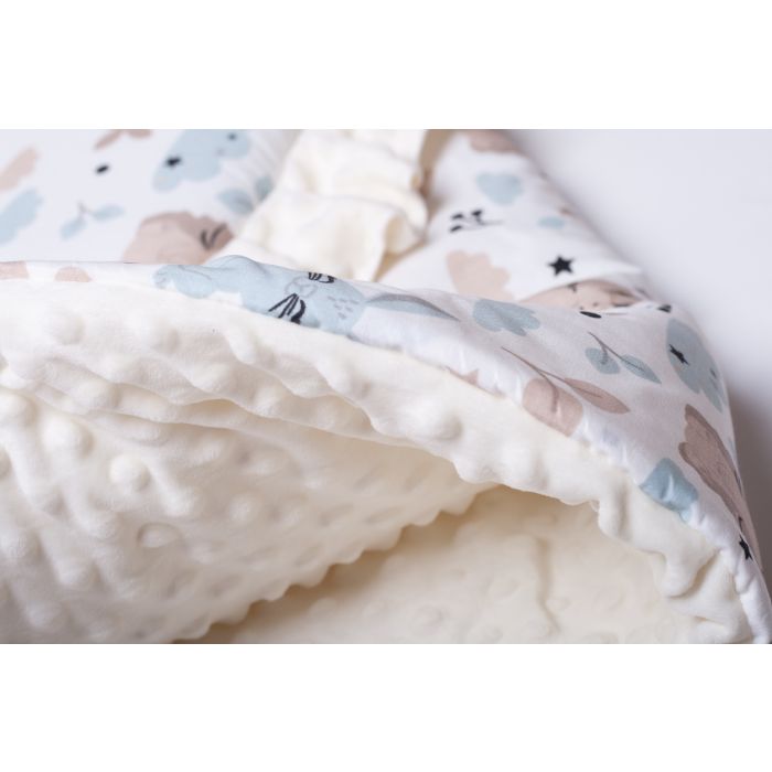 Beebitekk ja padi "Bunny& Hedgehog" beež