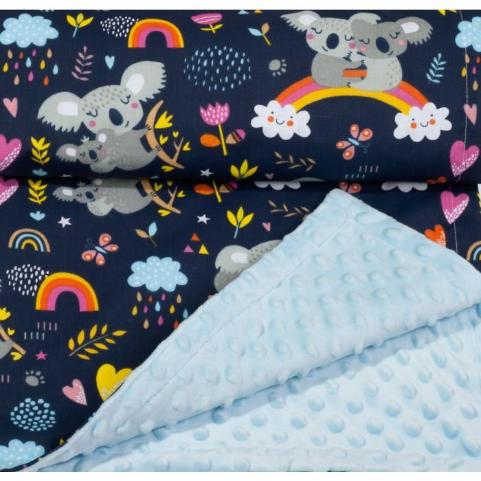 Beebitekk 100x75cm "Koala in love" sinine