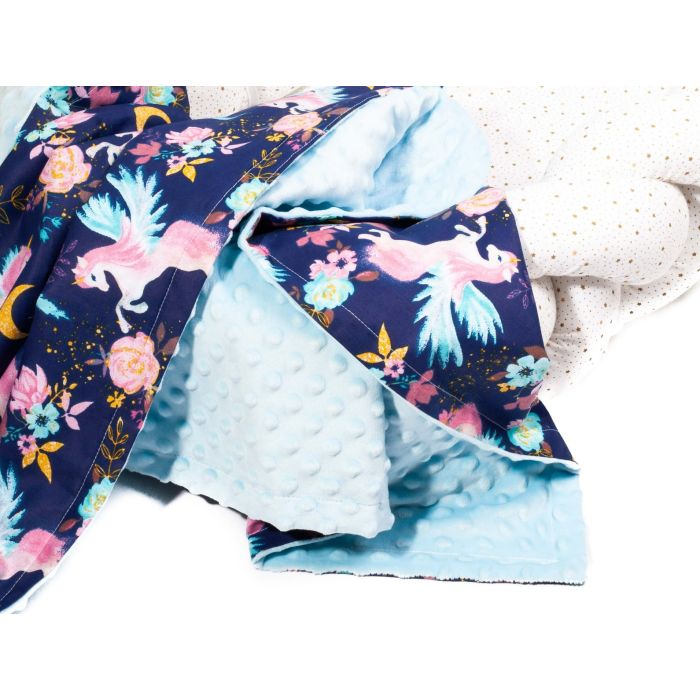 Beebitekk 100x75cm "Unicorns" sinine