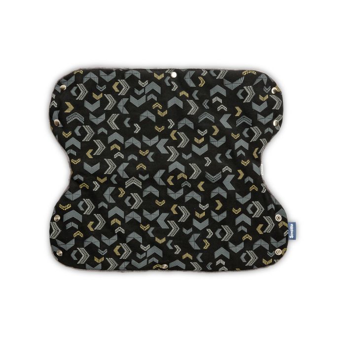 Kindad ja muhvid vankrisangele  "Bundle up" must