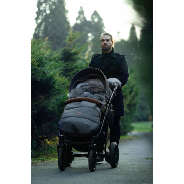 Kindad ja muhvid vankrisangele"Warm" must