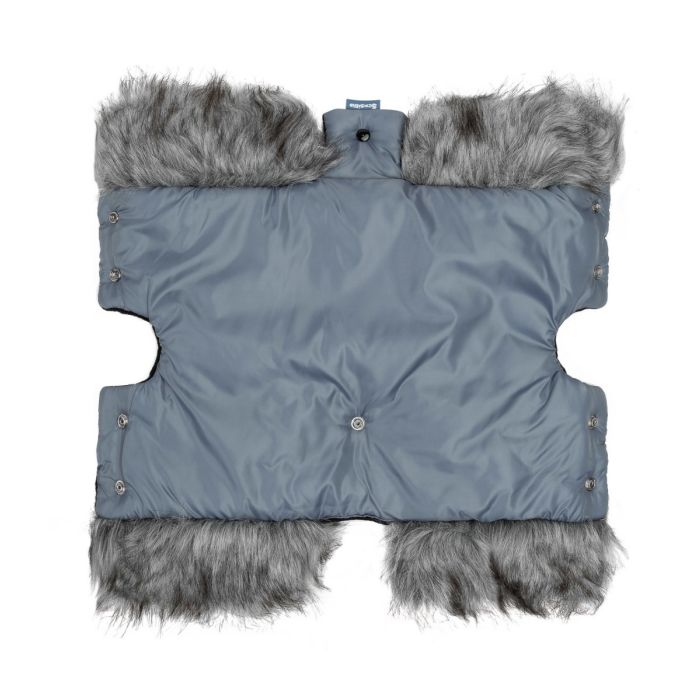 Kindad ja muhvid vankrisangele  "Fox" grafiidi värvi