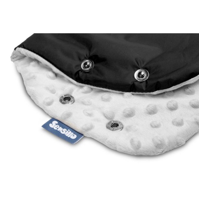 Kindad ja muhvid vankrisangele "Warm up" must