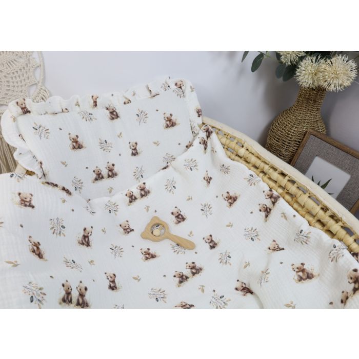 Musliinist beebitekk "Little bears" ja padi 