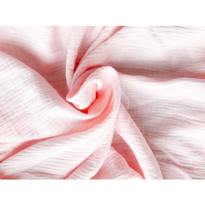 Musliinist kummiga voodilina "Soft as a cloud" 60x120 - candy pink