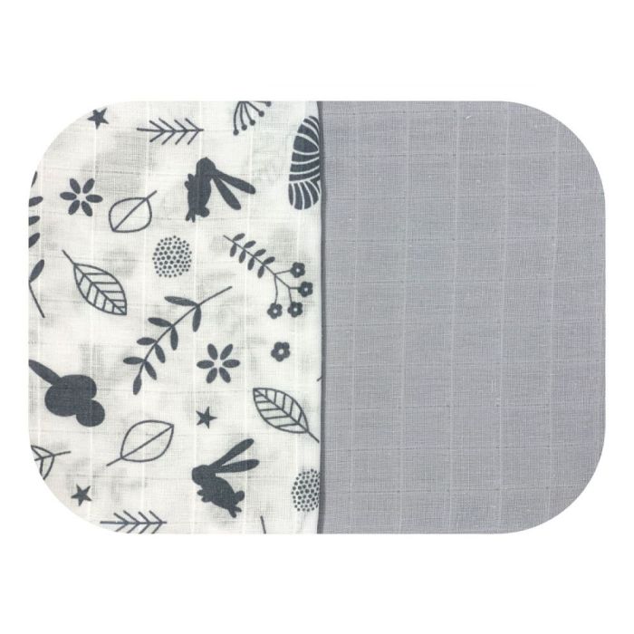 Musliinist lapid "Leafs" 60x80 3 tk